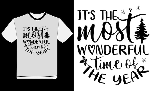 su época más maravillosa del año camiseta navideña SVG diseño camiseta Navideña