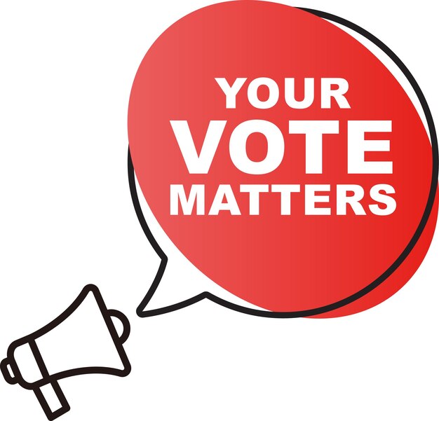 Su voto es importante.