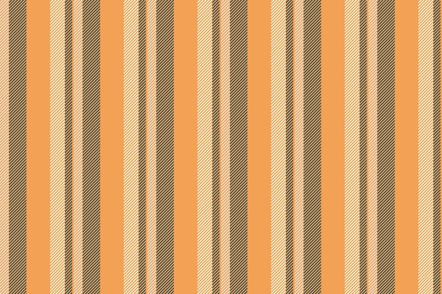 Suave textil raya vector cama tela líneas verticales patrón repetitivo textura fondo transparente en colores naranja y gris pizarra oscuro