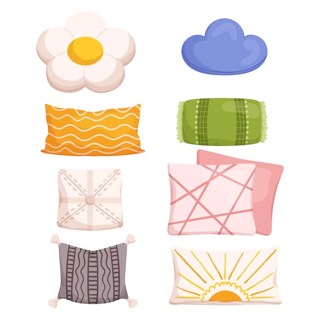 Suaves Cojines Decorativos Con Varios Diseños Y Colores Perfectos Para Agregar Comodidad Y Estilo Al Dormitorio