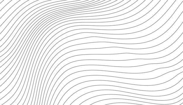 Suaves líneas onduladas plateadas que fluyen diagonalmente sobre un fondo blanco