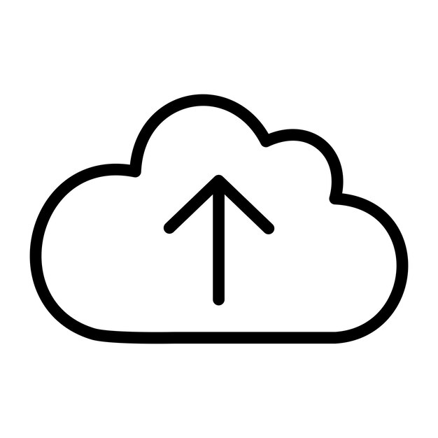 Subir el diseño del icono el diseño de la ilustración