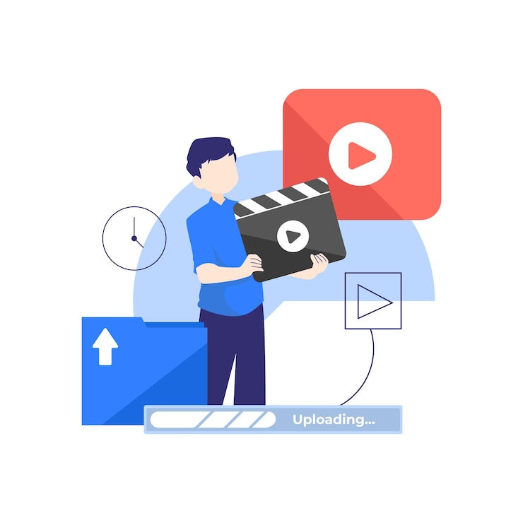 Vector subir videos de youtube