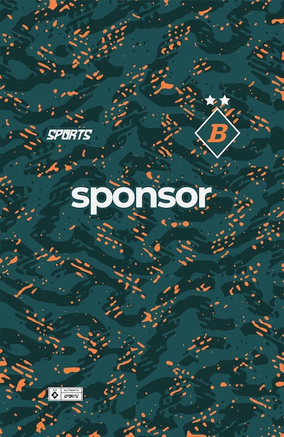 Sublimación de camisetas de fútbol deportivas abstractas