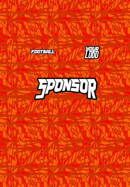 Sublimación del diseño de la camiseta de fútbol deportivo