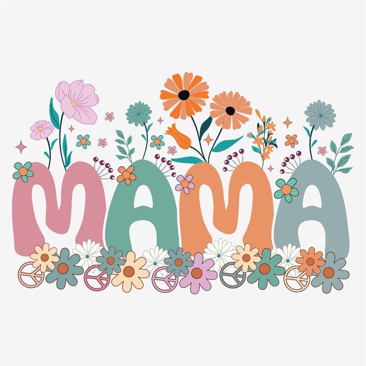 Sublimación diseño regalo para mamá mamá camisa diseño mamá retro png día de la madre png mamá sublimación
