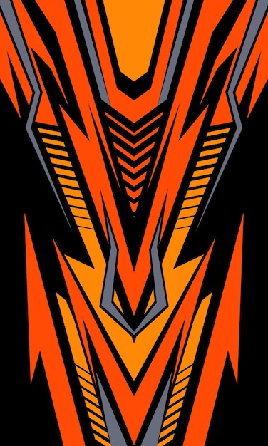 Sublimación del fondo geométrico de la camiseta de juego