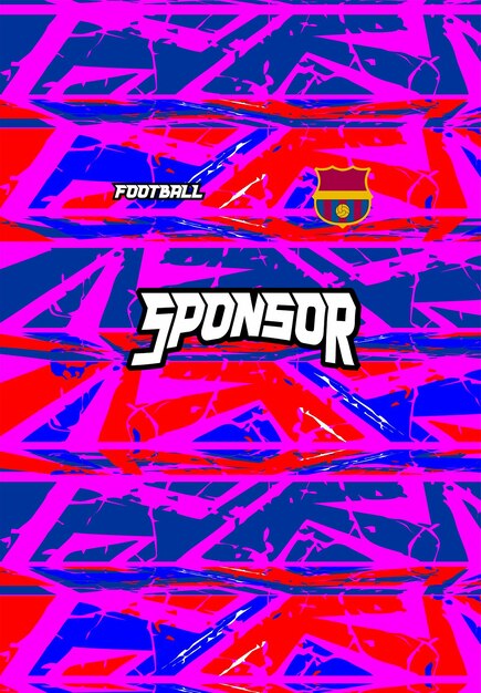 Sublimación Ropa de Ejercicio Vectores Diseños de camisetas de fútbol personalizables con patrón abstracto