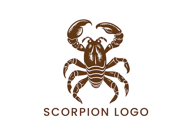 Sublimación vectorial del diseño del logotipo del cangrejo de mar