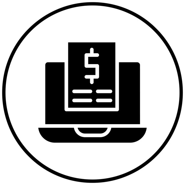Subscripción Ilustración de íconos vectoriales modelo del conjunto de ícones de marketing digital