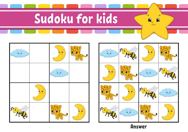 Sudoku para niños.