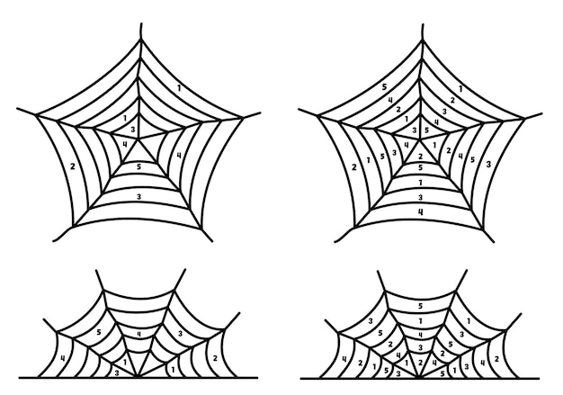 Sudoku telaraña SPIDOKU Rompecabezas de Halloween