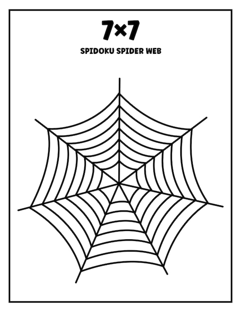 Sudoku telaraña SPIDOKU Rompecabezas de Halloween