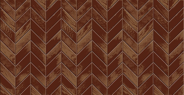 Suelo de madera, parquet vintage realista.