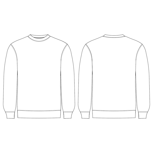 suéter de manga larga con esposas cuello redondo cuello de la tripulación suelto suelto suéter sudadera plantilla técnica