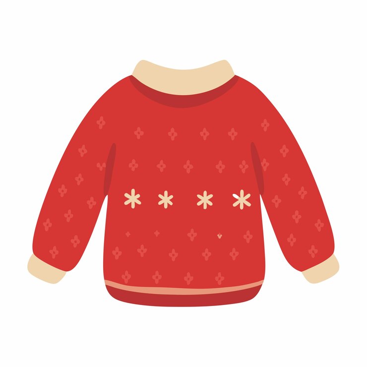 Suéter de Navidad Suéter de dibujos animados Ropa de invierno de comodidad de punto lana acogedora bonita dibujada a mano 5