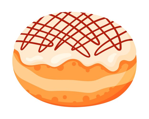 Sufganiyah judío Tradicional Hanukkah vacaciones Frito pasteles esmaltados rosquilla de jalea