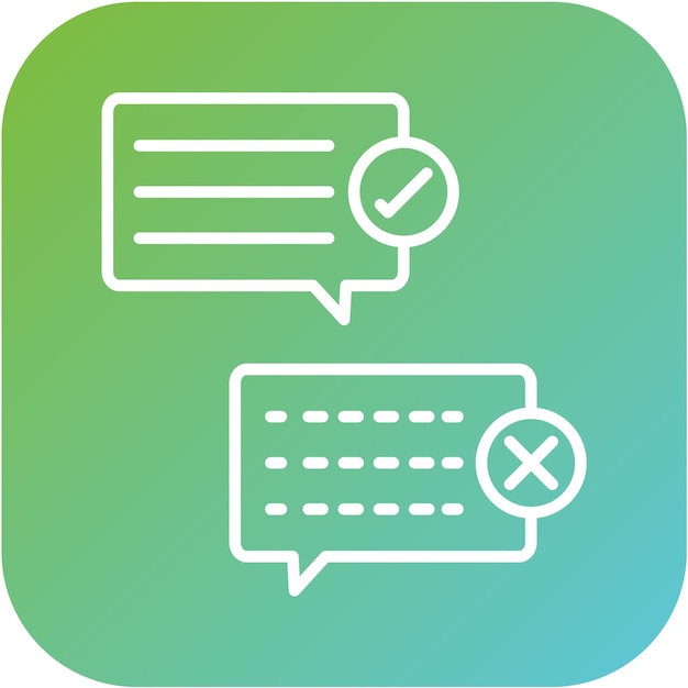 Sugerencia de mejora del diseño vectorial Estilo del icono