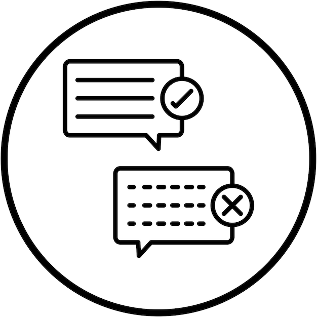 Sugerencia de mejora del diseño vectorial Estilo del icono