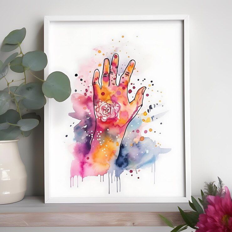 Vector sumérgete en la belleza natural de este ramo de flores de acuarela un encantador