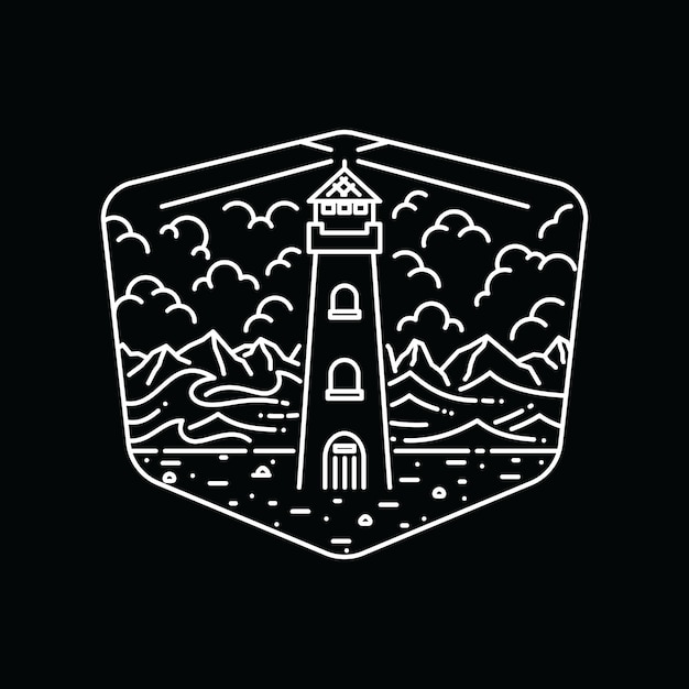 Summer Nature Beach Line Graphic Illustration camiseta de arte