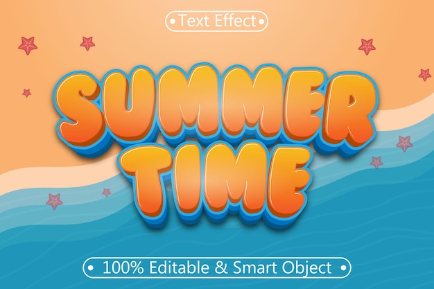 Summer Party editable 3 dimensiones Relieve Estilo moderno