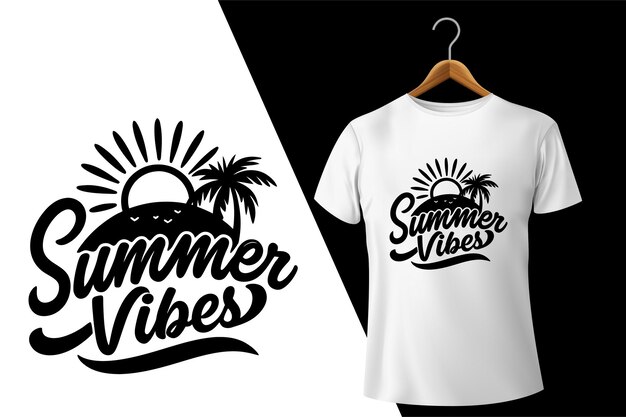 Summer Vibes camiseta diseño