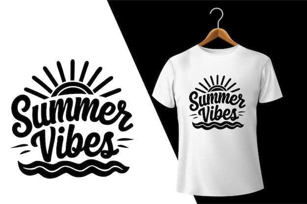 Summer Vibes camiseta diseño