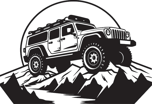 Summit Symphony Vector 4x4 SUV Escalada de nuevas alturas Vector 4X4 SUV en la majestuosidad de la montaña
