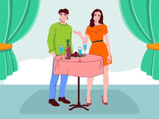 Sumptuosa ilustración conceptual elegante y hermosa