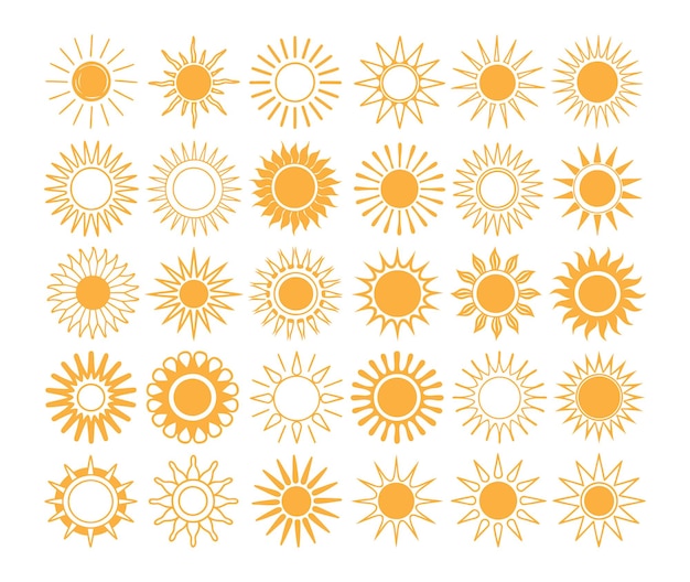 Sun Icon Set