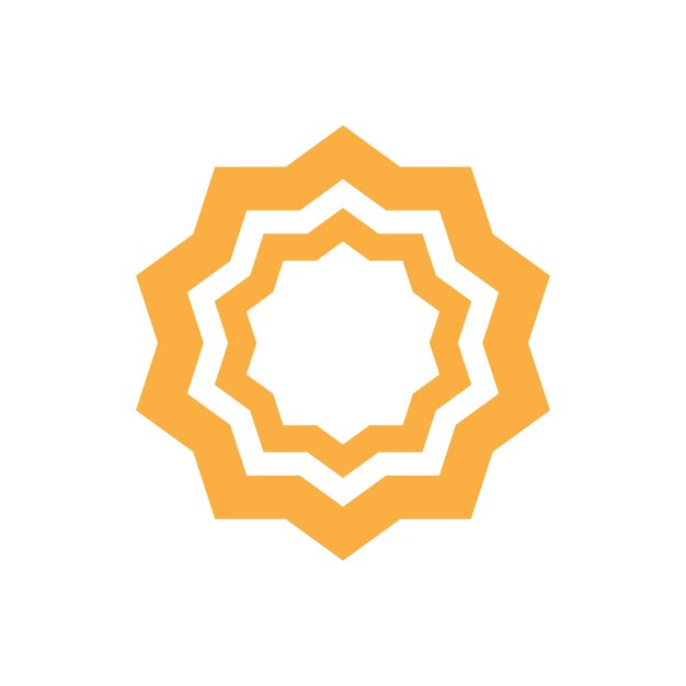 Sun ilustración logo vector icono plantilla