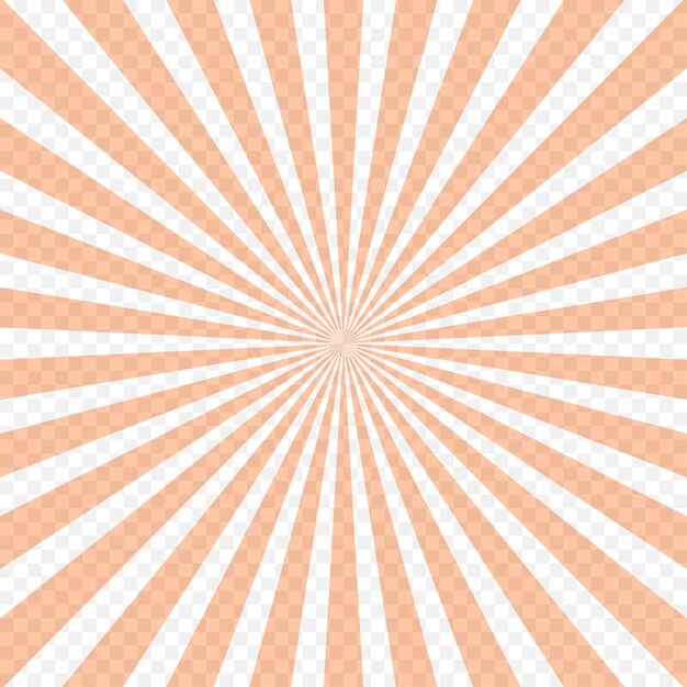 Sunburst creativo diseño ilustración vectorial