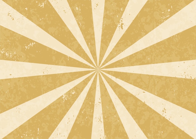 Sunburst con fondo de textura grunge