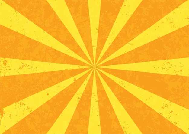 Sunburst con fondo de textura grunge