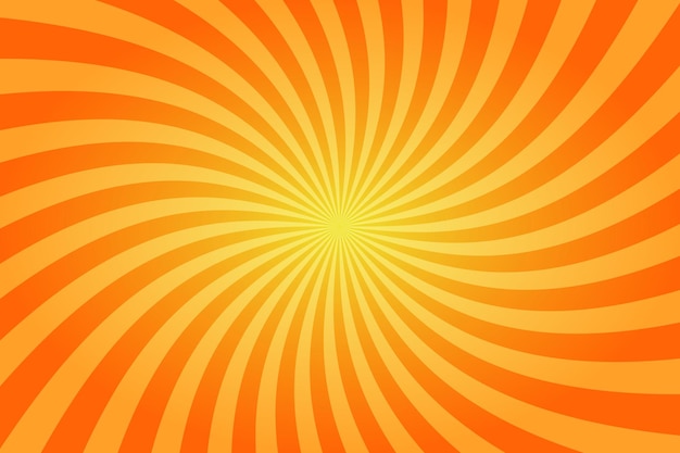 Sunburst retro rayos de sol fondo amarillo