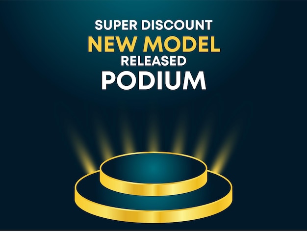 Súper descuento nuevo modelo lanzado Podium Gold y Cyan