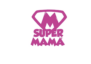 logo de super mamá