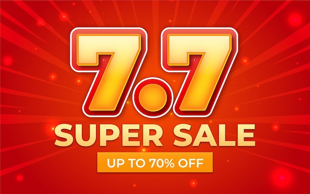 Super venta hasta un 70% de descuento Promoción