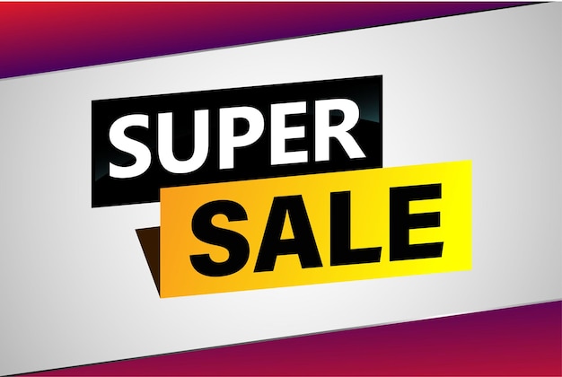 Super venta cartel banner diseño gráfico icono logotipo signo símbolo sitio web de redes sociales cupón