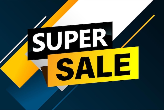 Super venta cartel banner diseño gráfico icono logotipo signo símbolo sitio web de redes sociales cupón