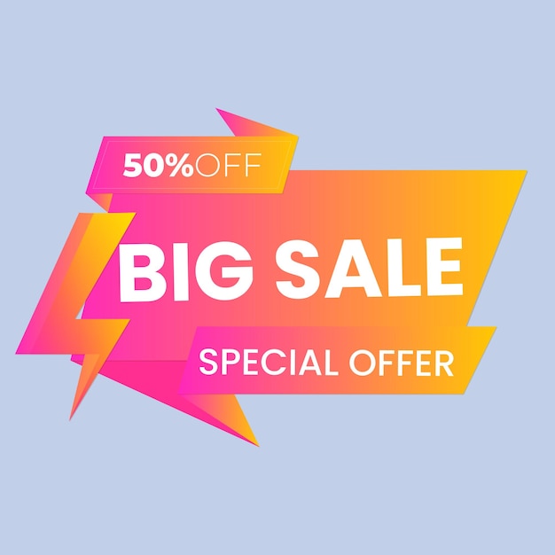 Super venta de diseño de banner moderno Oferta de tiempo limitado