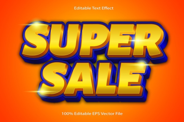 Super Venta Efecto De Texto Editable Realzar Estilo Degradado De Dibujos Animados