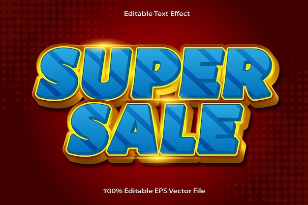 Super Venta Efecto De Texto Editable Realzar Estilo Degradado De Dibujos Animados