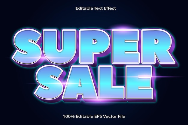 Super Venta Efecto De Texto Editable Realzar Estilo Degradado De Dibujos Animados