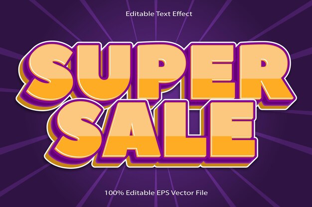 Super Venta Efecto De Texto Editable Realzar Estilo Degradado De Dibujos Animados
