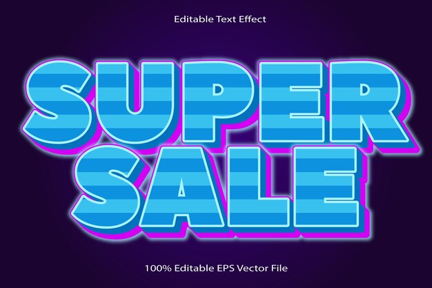 Super Venta Efecto De Texto Editable Realzar Estilo Degradado De Dibujos Animados