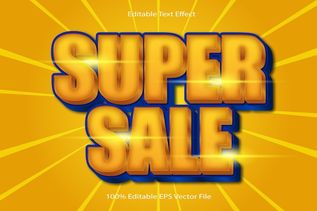 Super Venta Efecto De Texto Editable Realzar Estilo Degradado De Dibujos Animados