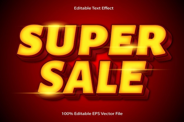 Super Venta Efecto De Texto Editable Realzar Estilo Degradado De Dibujos Animados