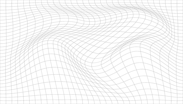 Superficie ondulada dinámica de textura monocromática de onda distorsionada